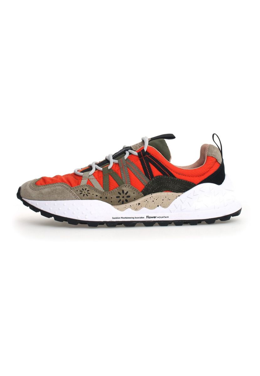 SNEAKERS Uomo FLOWER MOUNTAIN WASHI - 2017843 01 1D34 SUEDE/NYLON, BROWN-RED