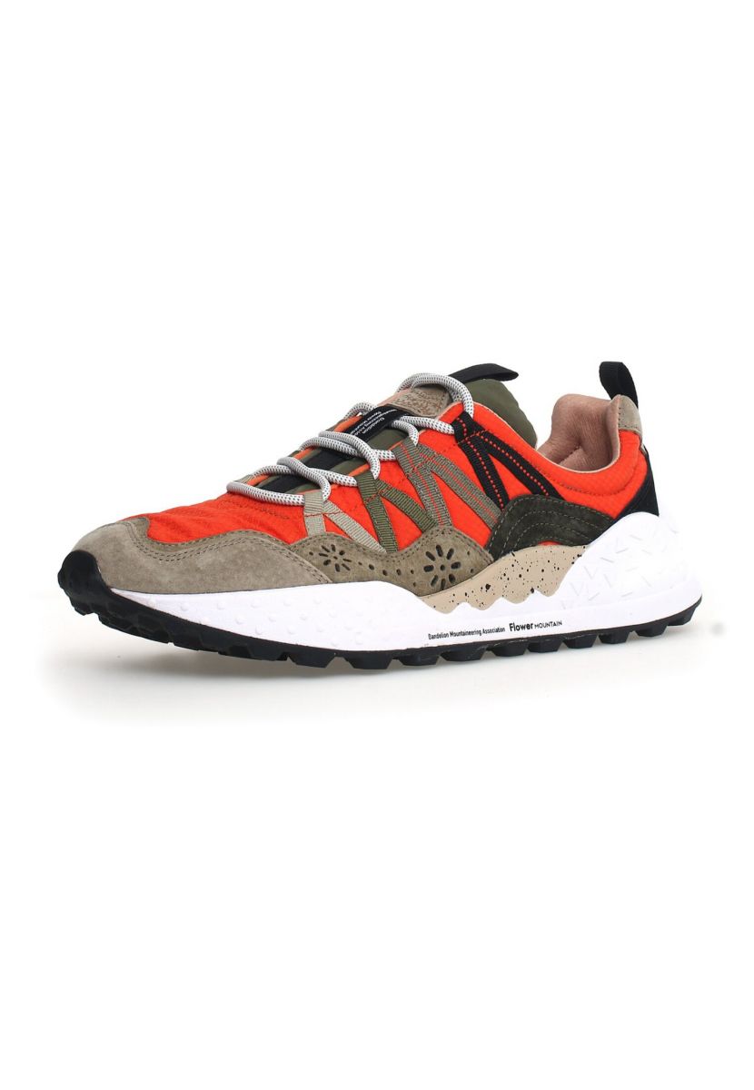 SNEAKERS Uomo FLOWER MOUNTAIN WASHI - 2017843 01 1D34 SUEDE/NYLON, BROWN-RED