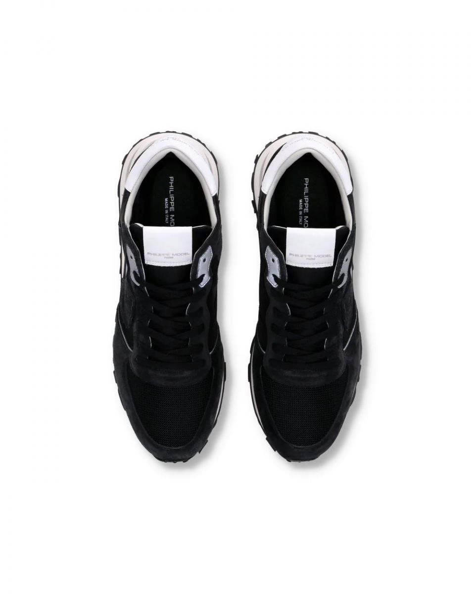 SNEAKERS Uomo PHILIPPE MODEL PARIS TKLU W006 - TROPEZ HAUTE LOW MONDIAL NOIE