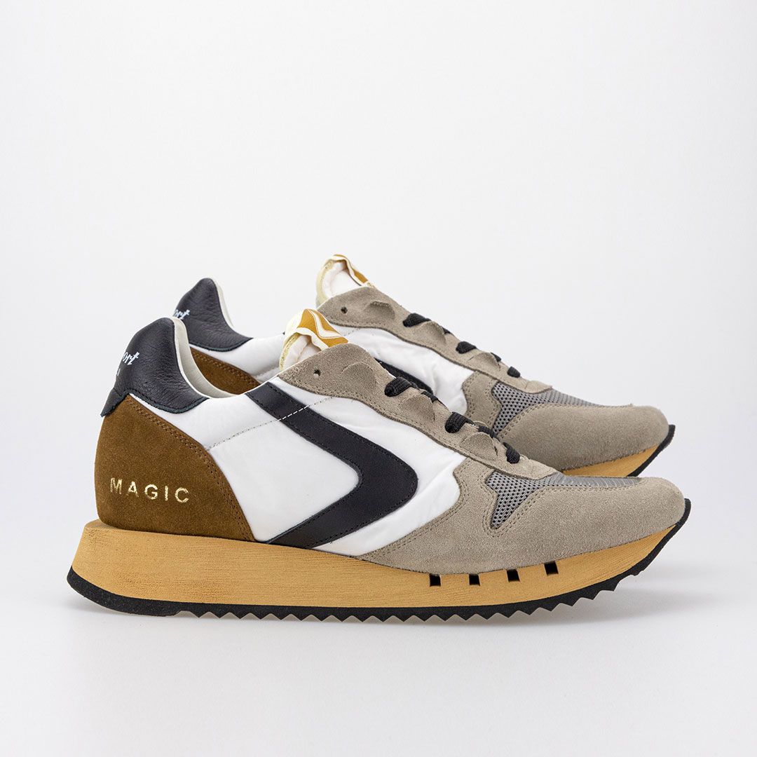 SNEAKERS Uomo VALSPORT 1920 MAGIC RUN 28 - VM1594M WHITE/GREY/BROWN