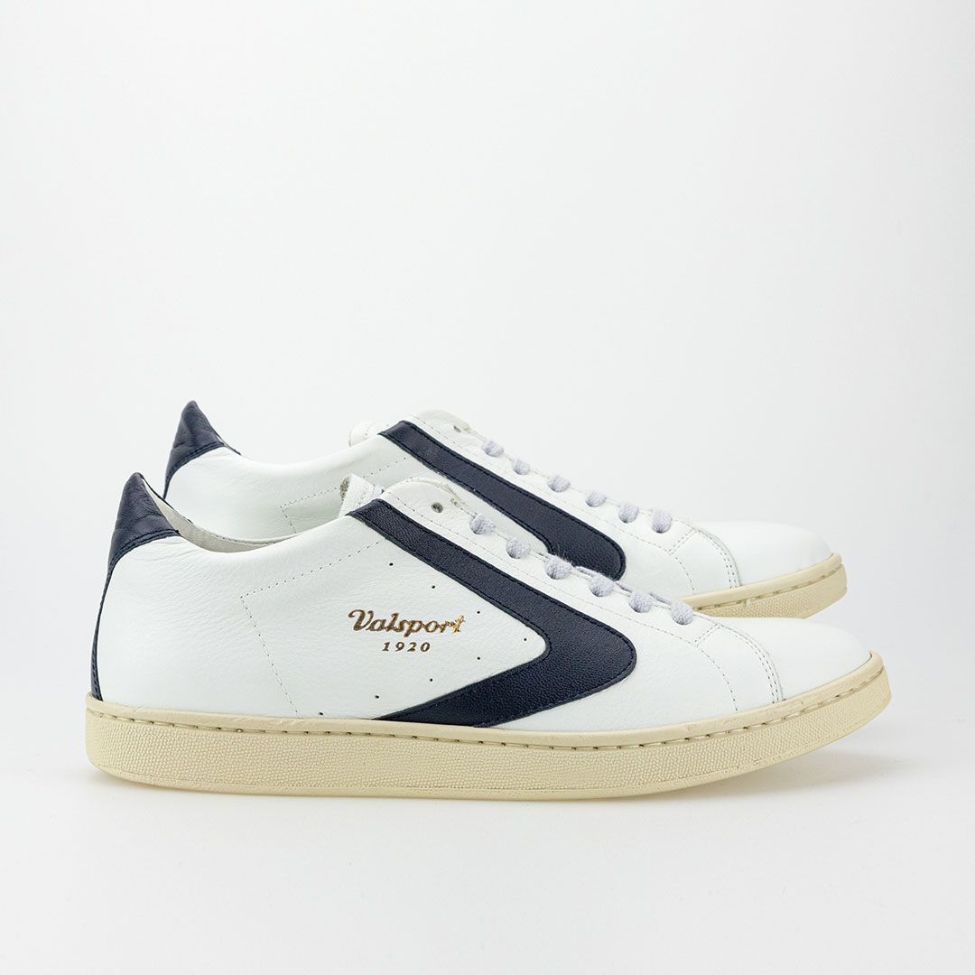 SNEAKERS Uomo VALSPORT 1920 TOURNAMENT CLASSIC VT1237M BIANCO BLU
