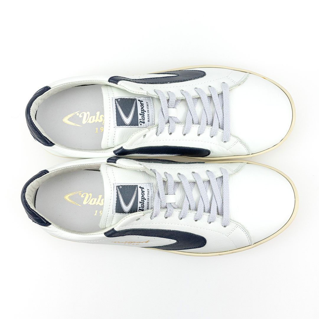 SNEAKERS Uomo VALSPORT 1920 TOURNAMENT CLASSIC VT1237M BIANCO BLU