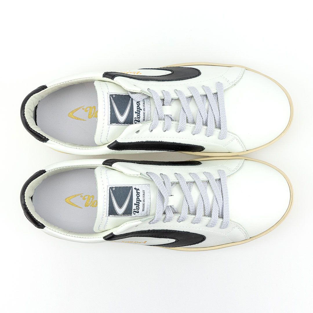 SNEAKERS Uomo VALSPORT 1920 TOURNAMENT CLASSIC VT1244M BIANCO NERO
