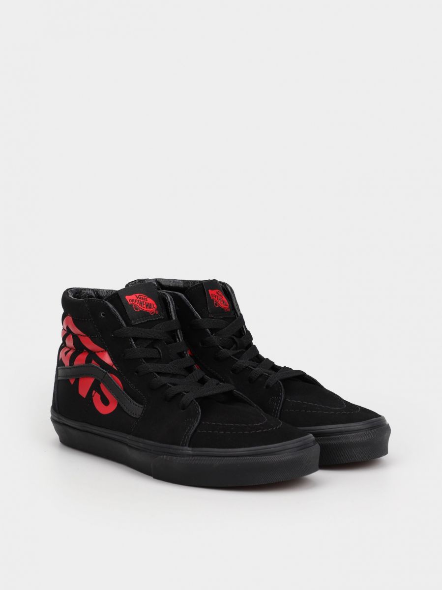 SNEAKERS  VANS SK8-HI JN - VN0A4UI2458 BLACK/RED