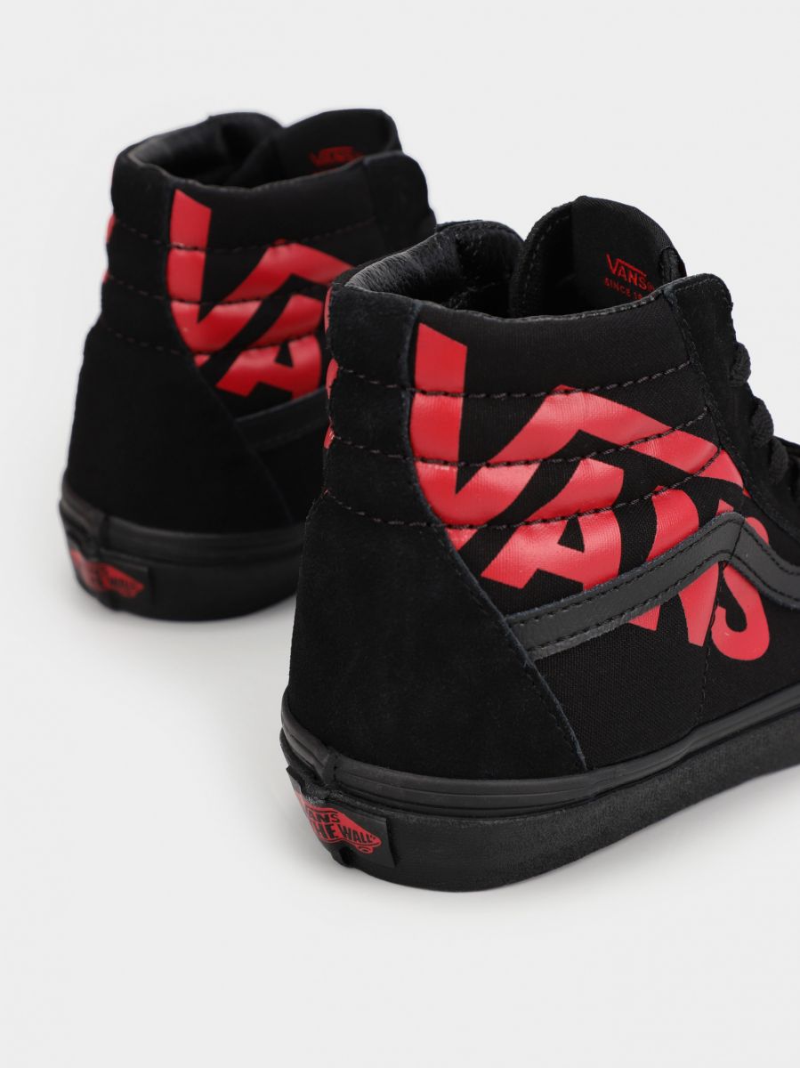 SNEAKERS  VANS SK8-HI JN - VN0A4UI2458 BLACK/RED
