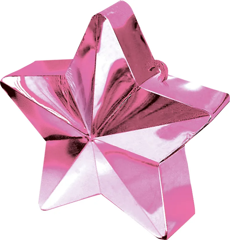 Stella supporto palloncini rosa