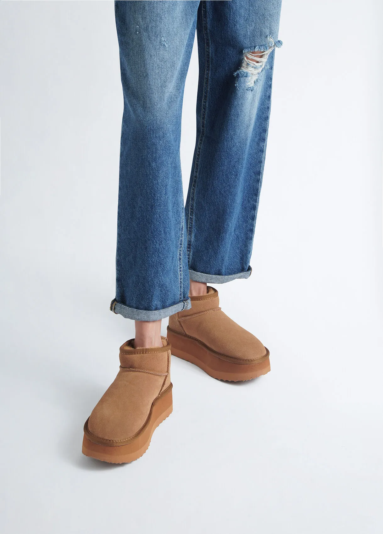 Stivaletti warm platform