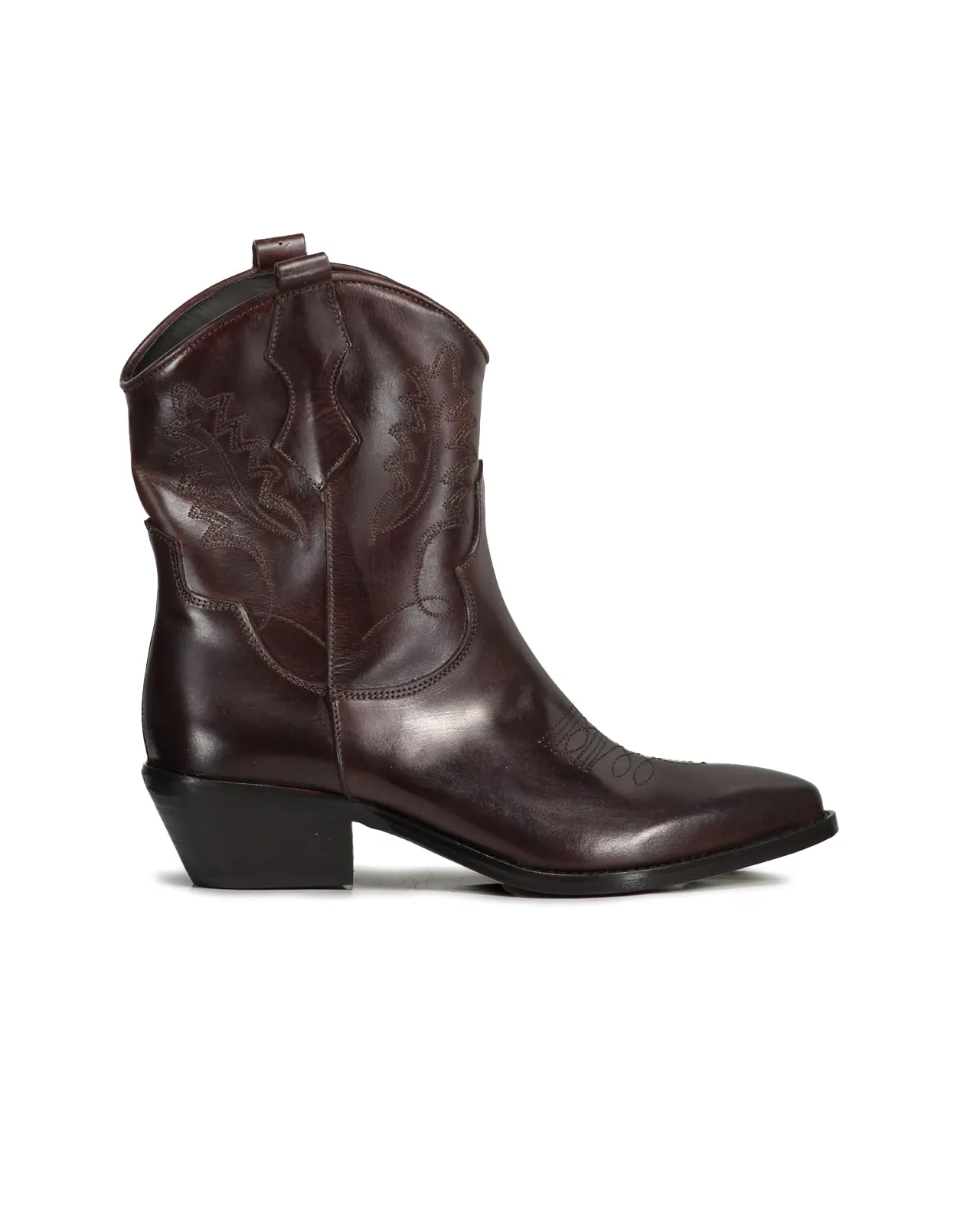Stivaletto texano Dallas pelle marrone