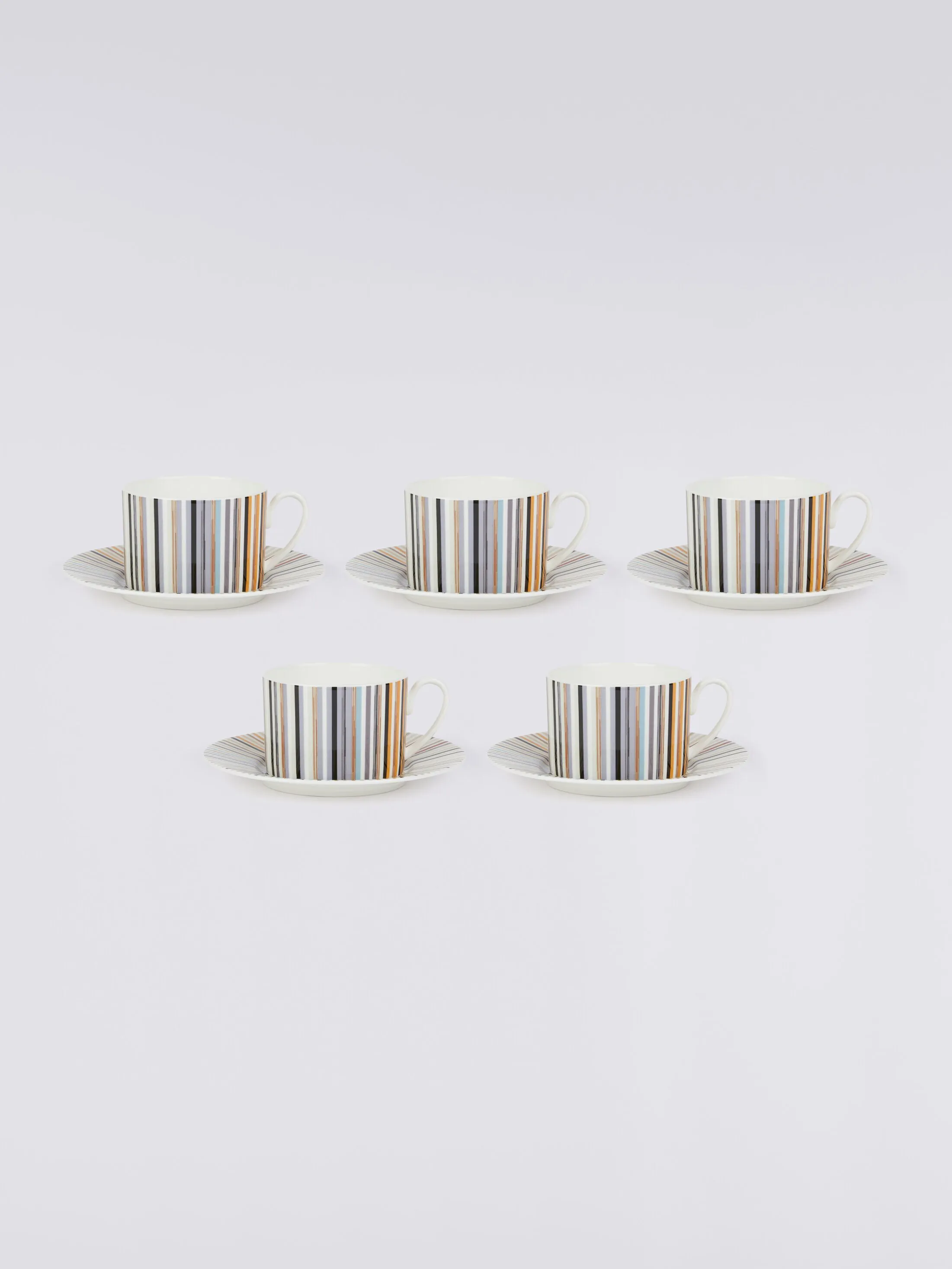 Stripes Jenkins Tazza Tè Set 6 Pz C/Piattino