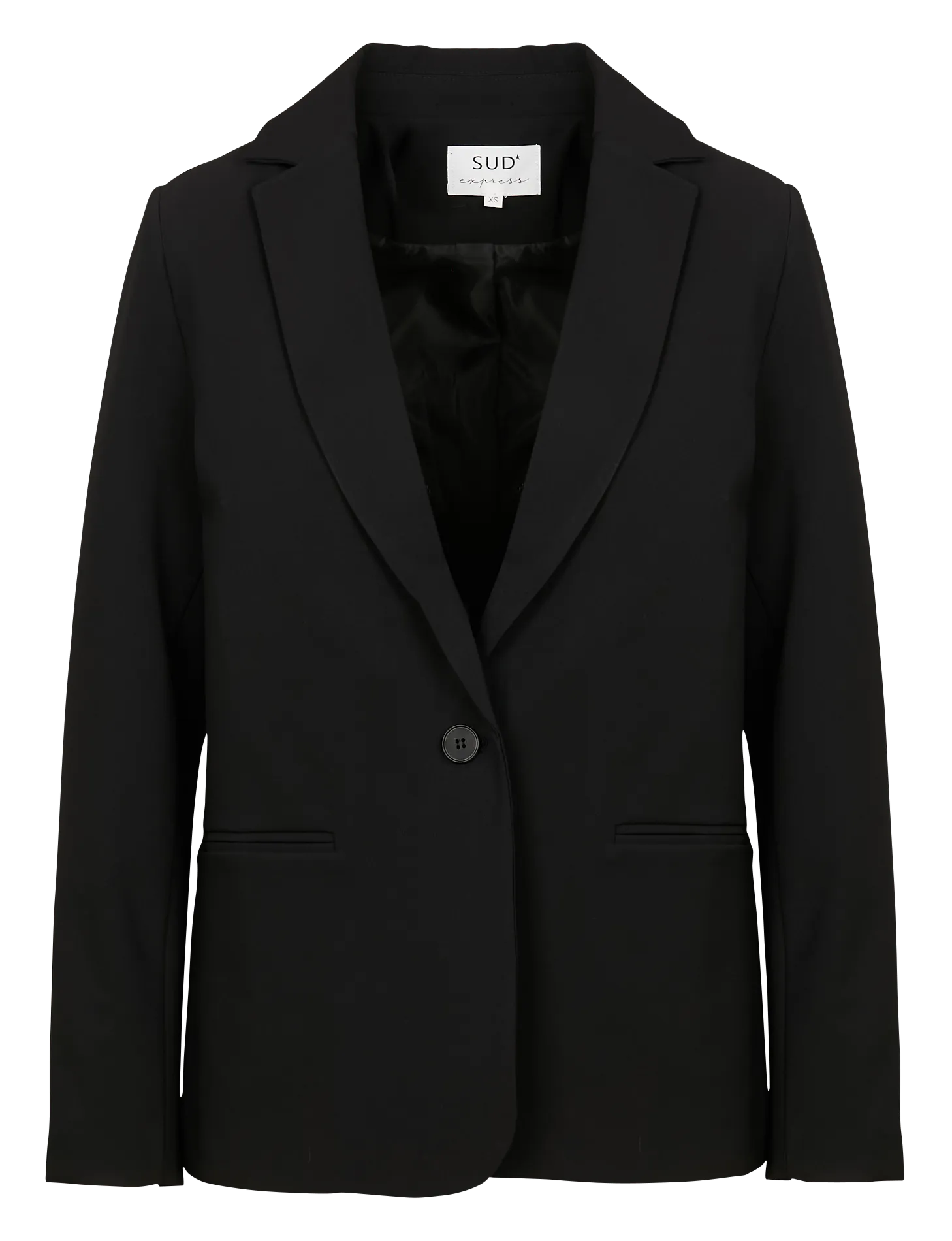  SUD EXPRESS   VEDELINE - Giacca con revers taglio dritto | Nero