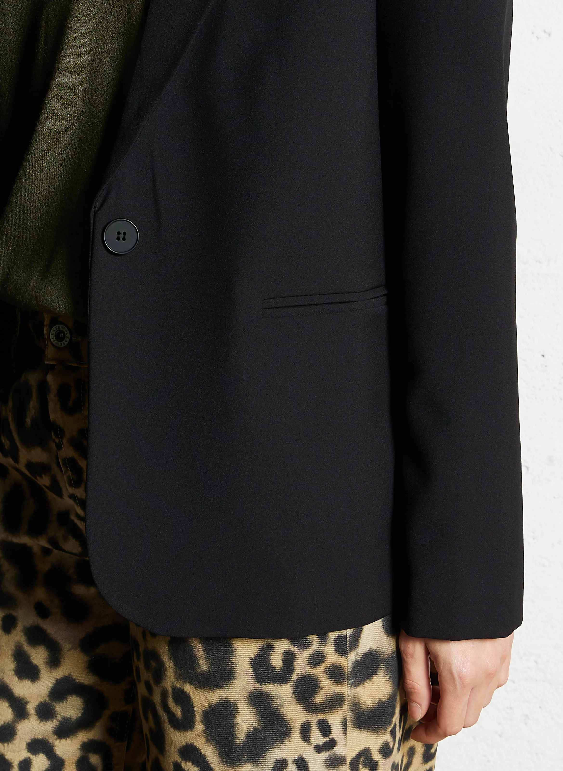  SUD EXPRESS   VEDELINE - Giacca con revers taglio dritto | Nero
