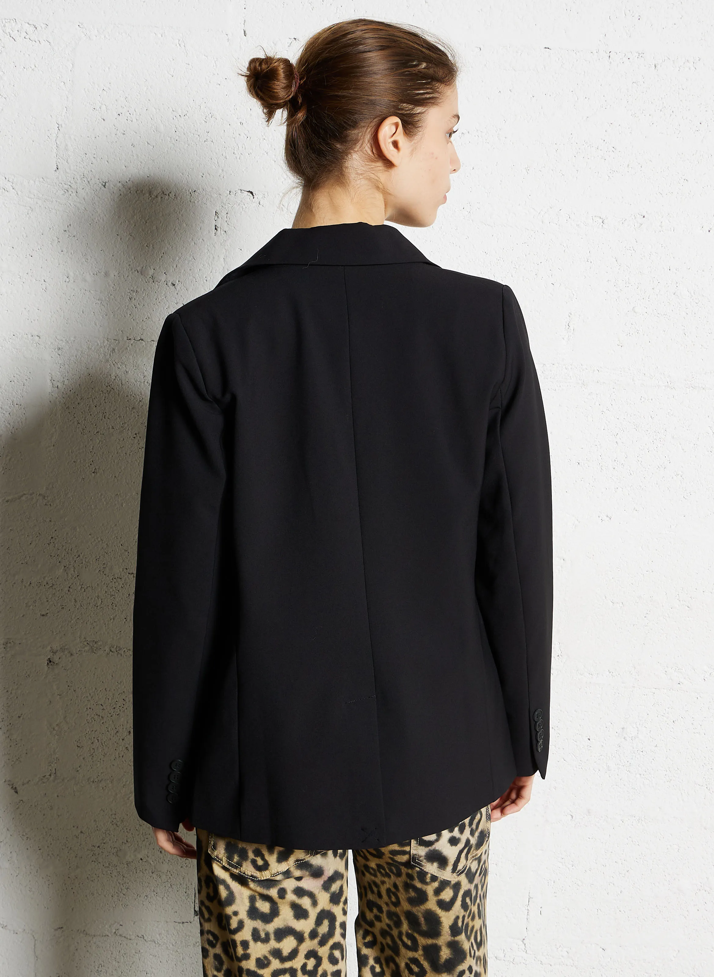  SUD EXPRESS   VEDELINE - Giacca con revers taglio dritto | Nero
