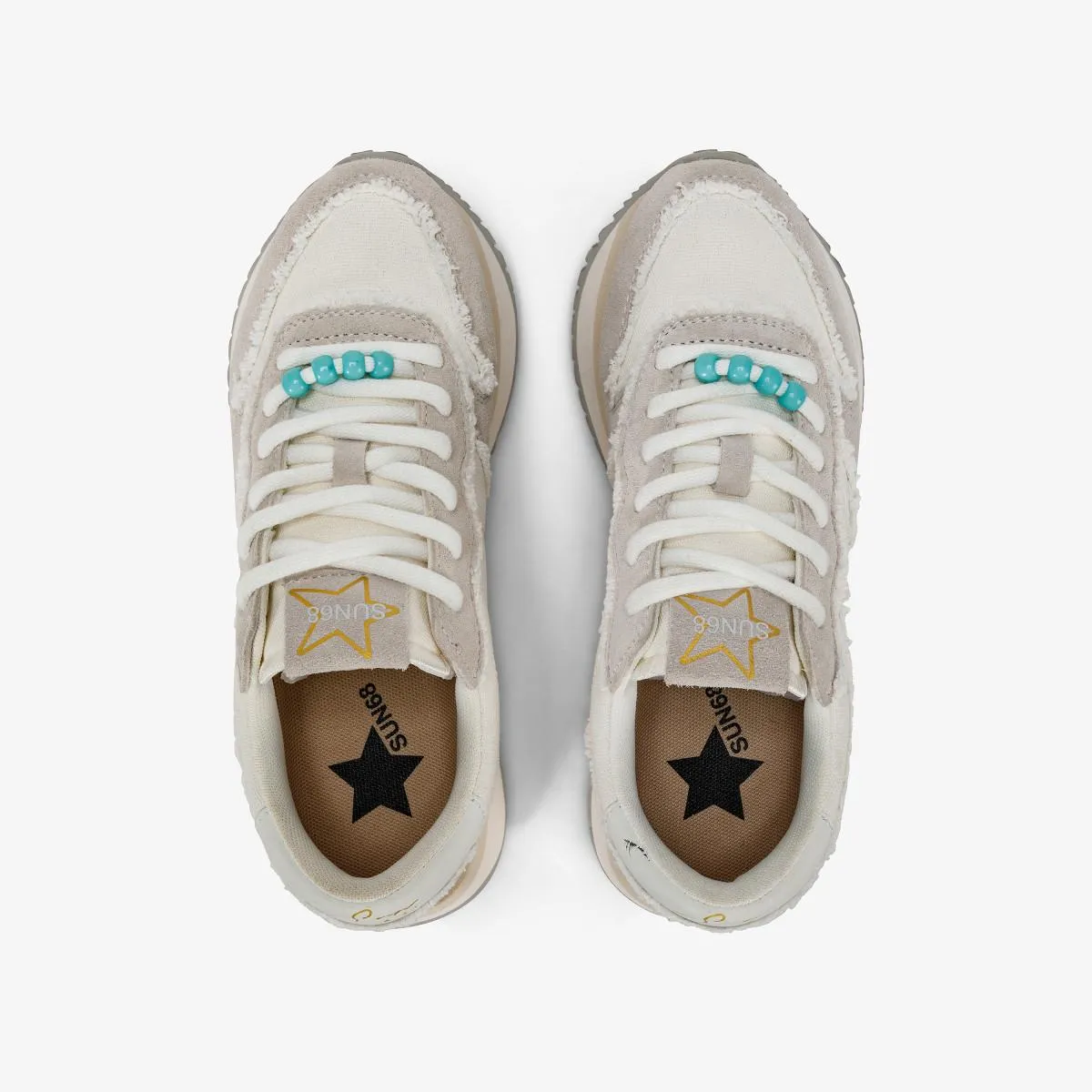 Sun 68  ---------    ------------SUN68 Scarpe Z34216 bianco BIANCOPANNA 31