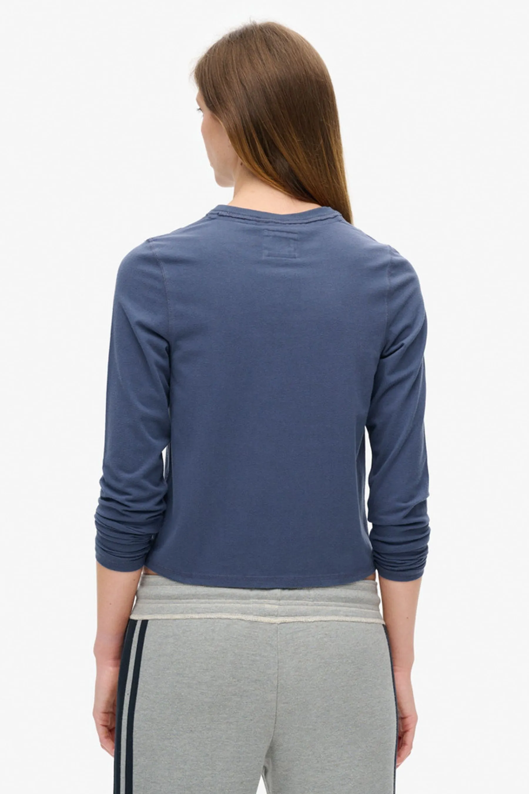 Superdry Athletic Ringer Slim Long Sleeve Top    