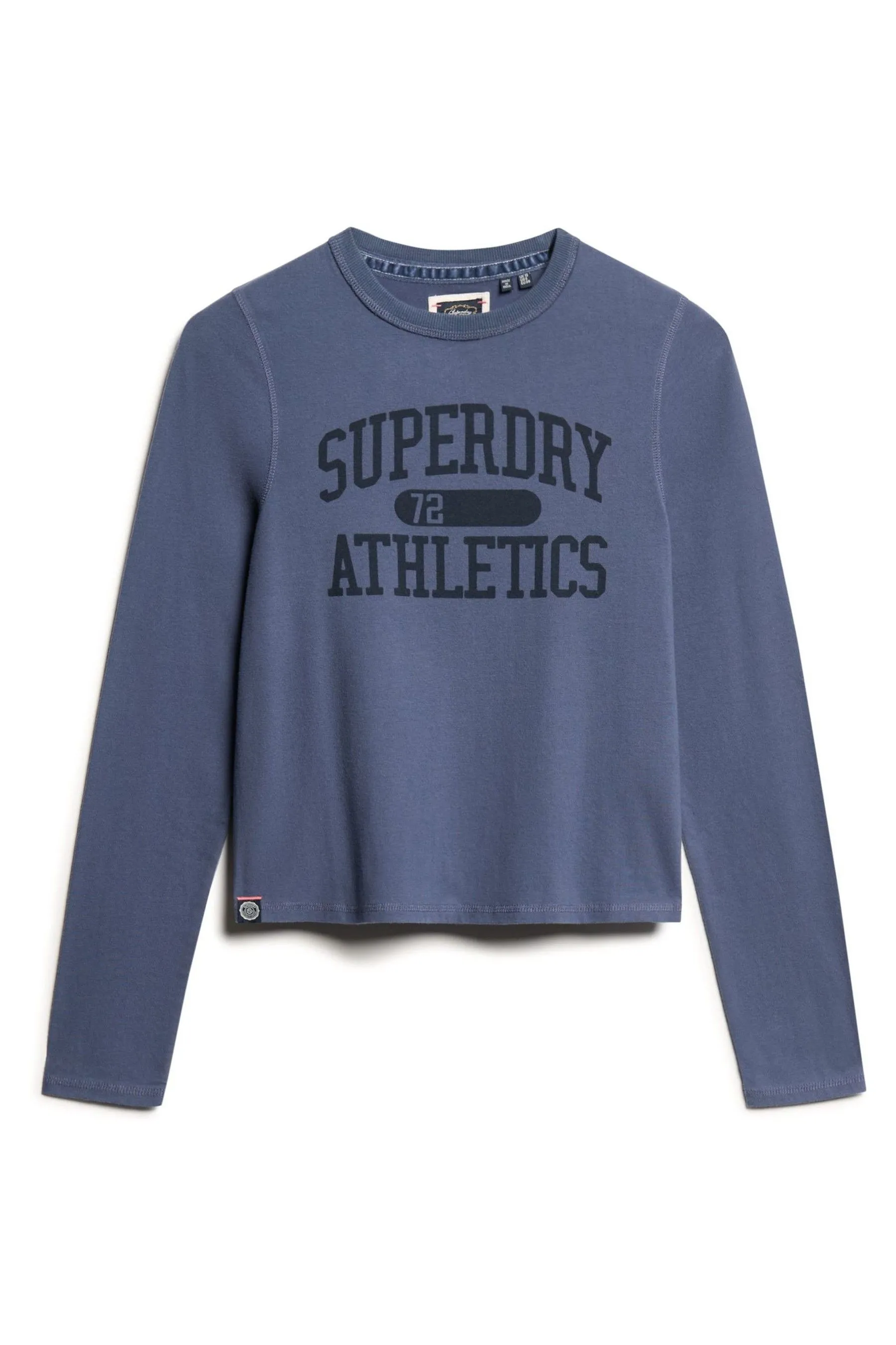 Superdry Athletic Ringer Slim Long Sleeve Top    