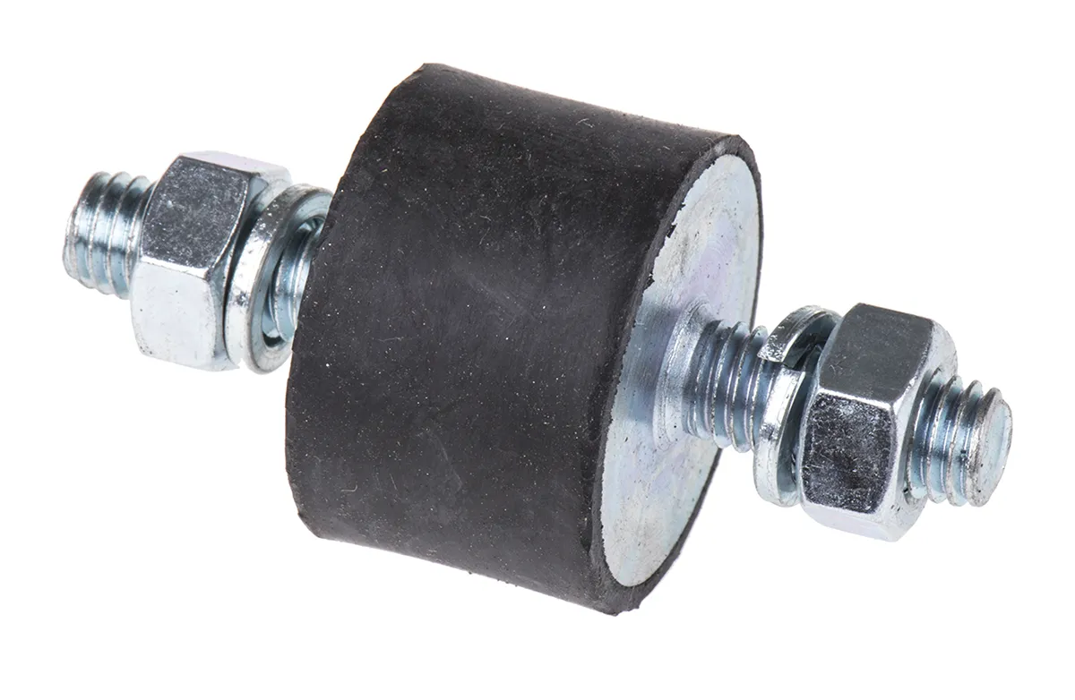 Supporto antivibrazione FIBET in Gomma naturale, M8, Ø 30mm, H. 60mm