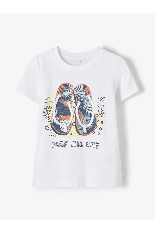 T-shirt Bambino Name It Bianco