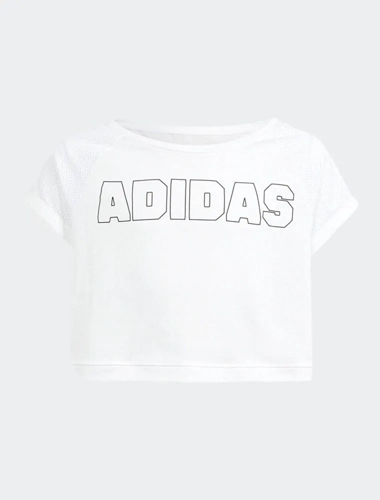 T-shirt Manica Corta Sportiva Adidas - Bianco