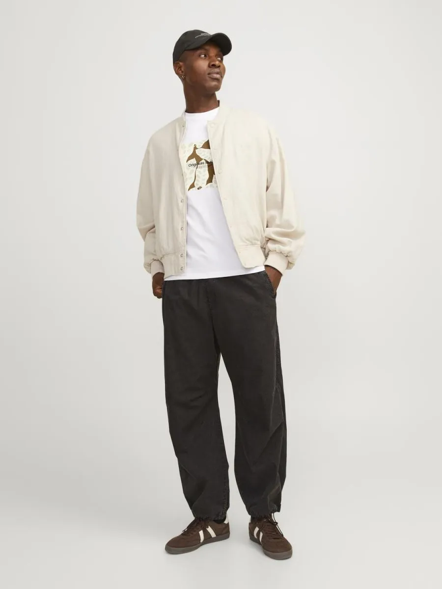 T-SHIRT Uomo JACK&JONES 12256717 SEQUOIA BRIGHT WHITE