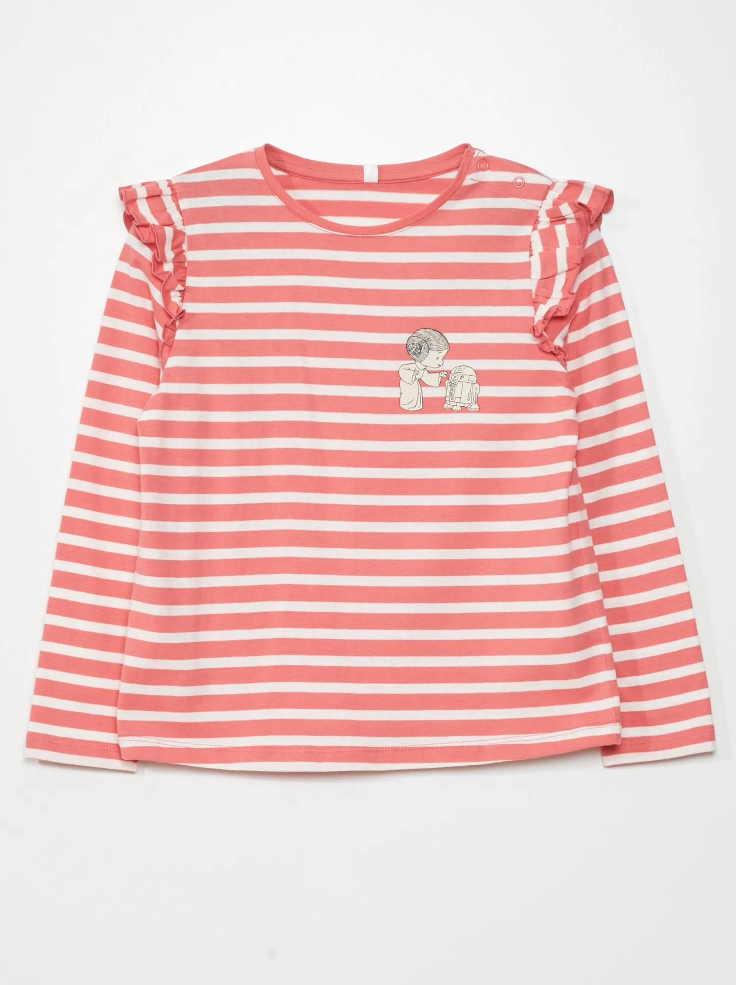 T-shirt 'Disney' con volant - So Easy - BIANCO