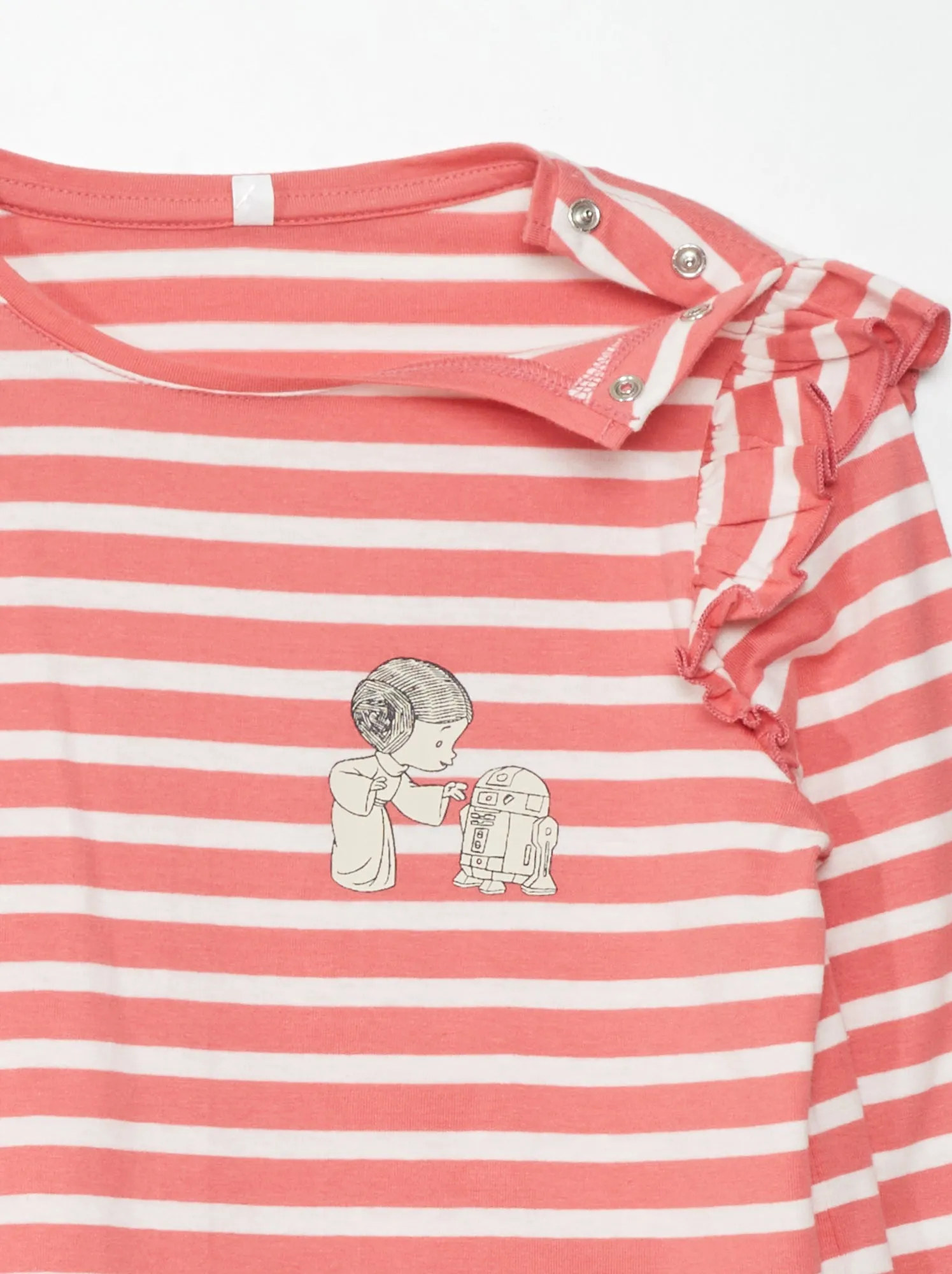 T-shirt 'Disney' con volant - So Easy - BIANCO