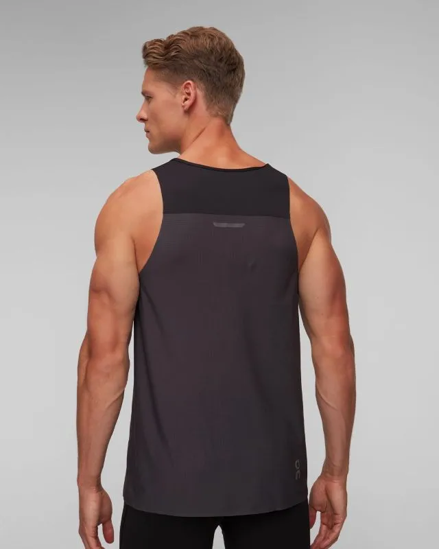Tank top sportowy męski On Running Performance Tank 1ME10220106-black-eclipse