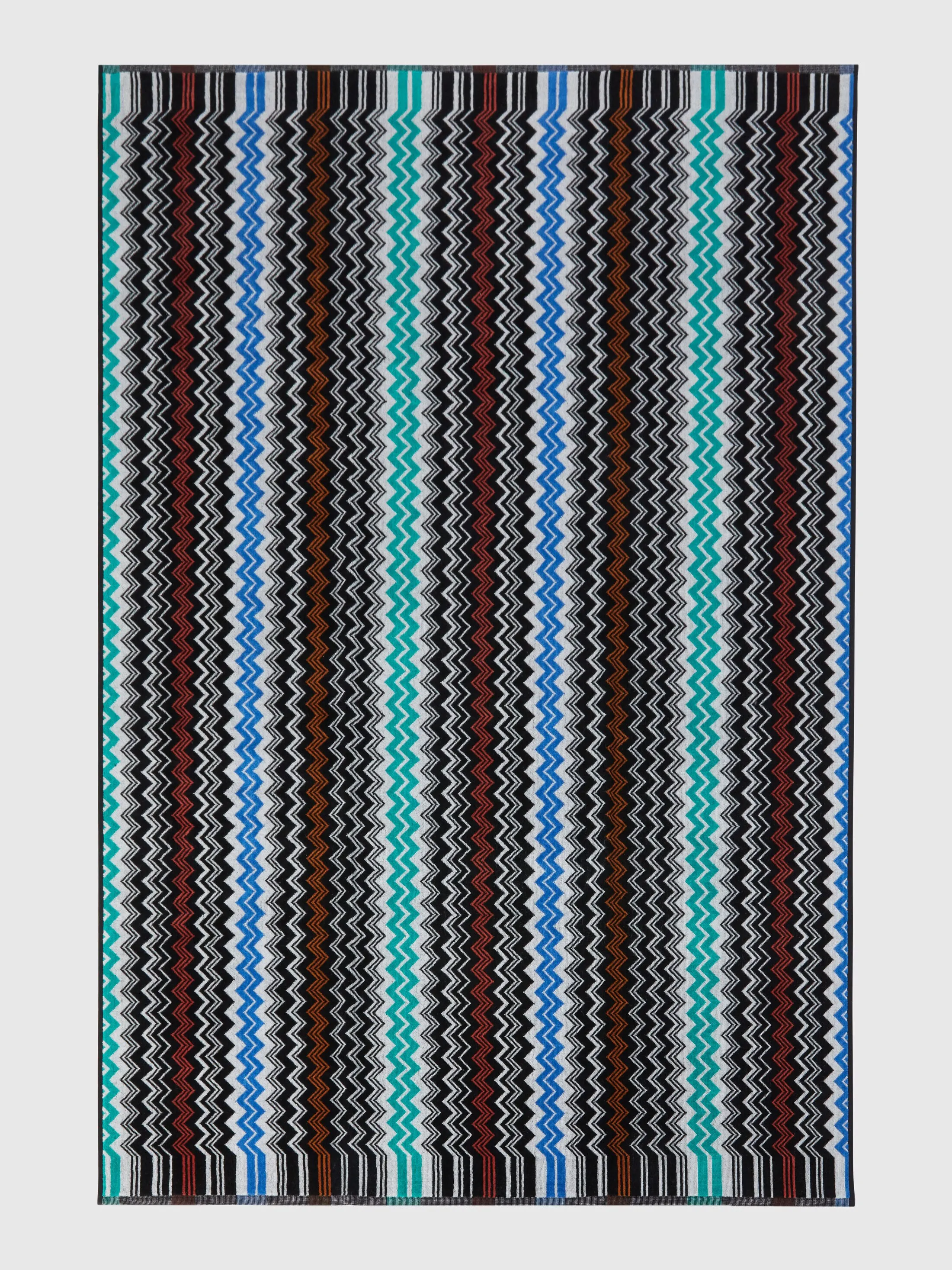 Telo da bagno 150x100 cm Neoclassic in spugna di cotone zig zag 