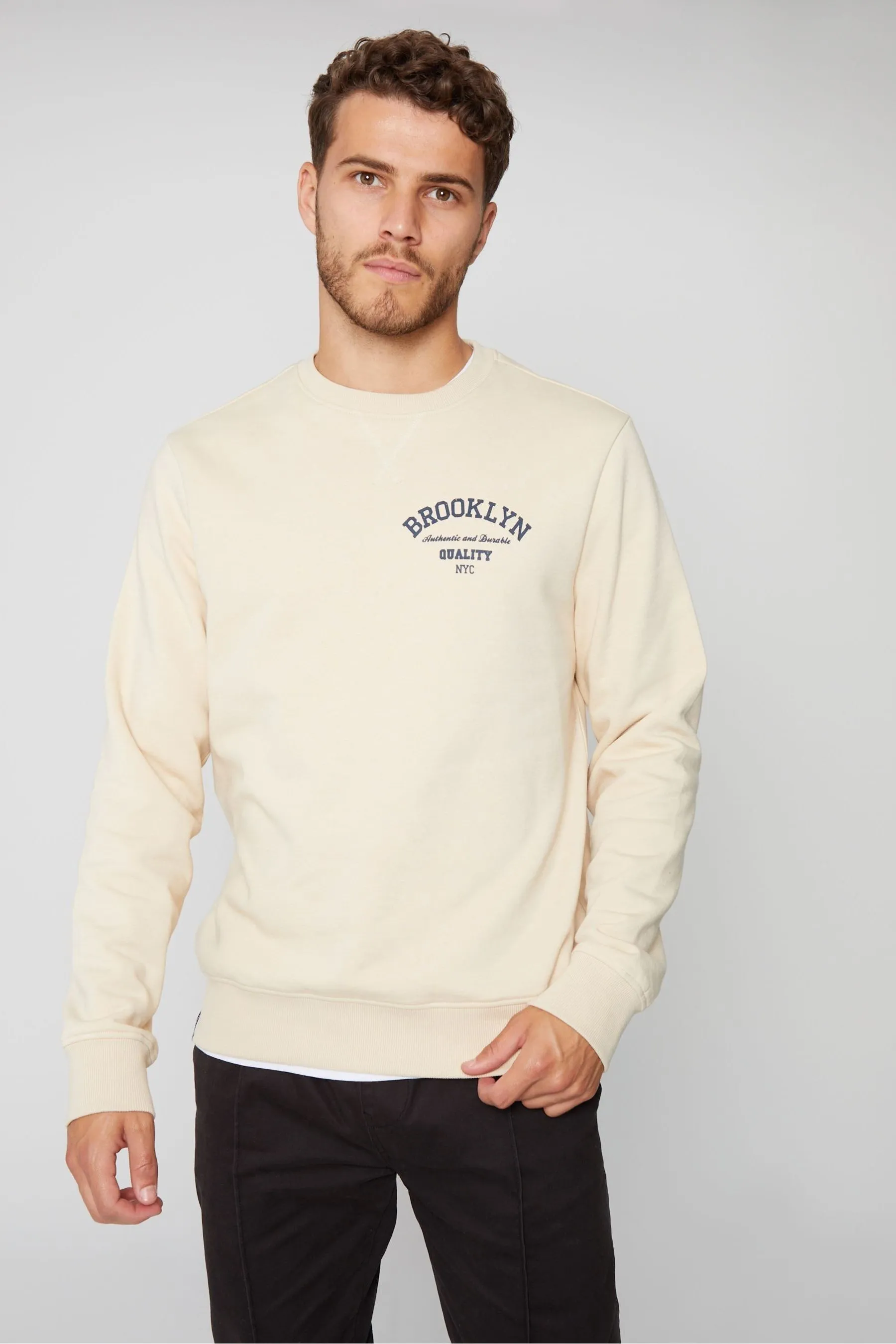 Threadbare Boston - Felpa con Girocollo grafica    