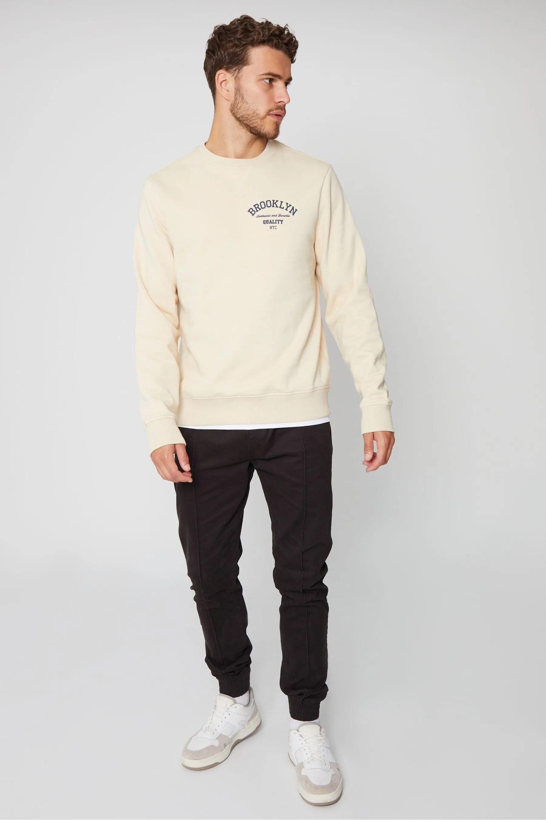 Threadbare Boston - Felpa con Girocollo grafica    