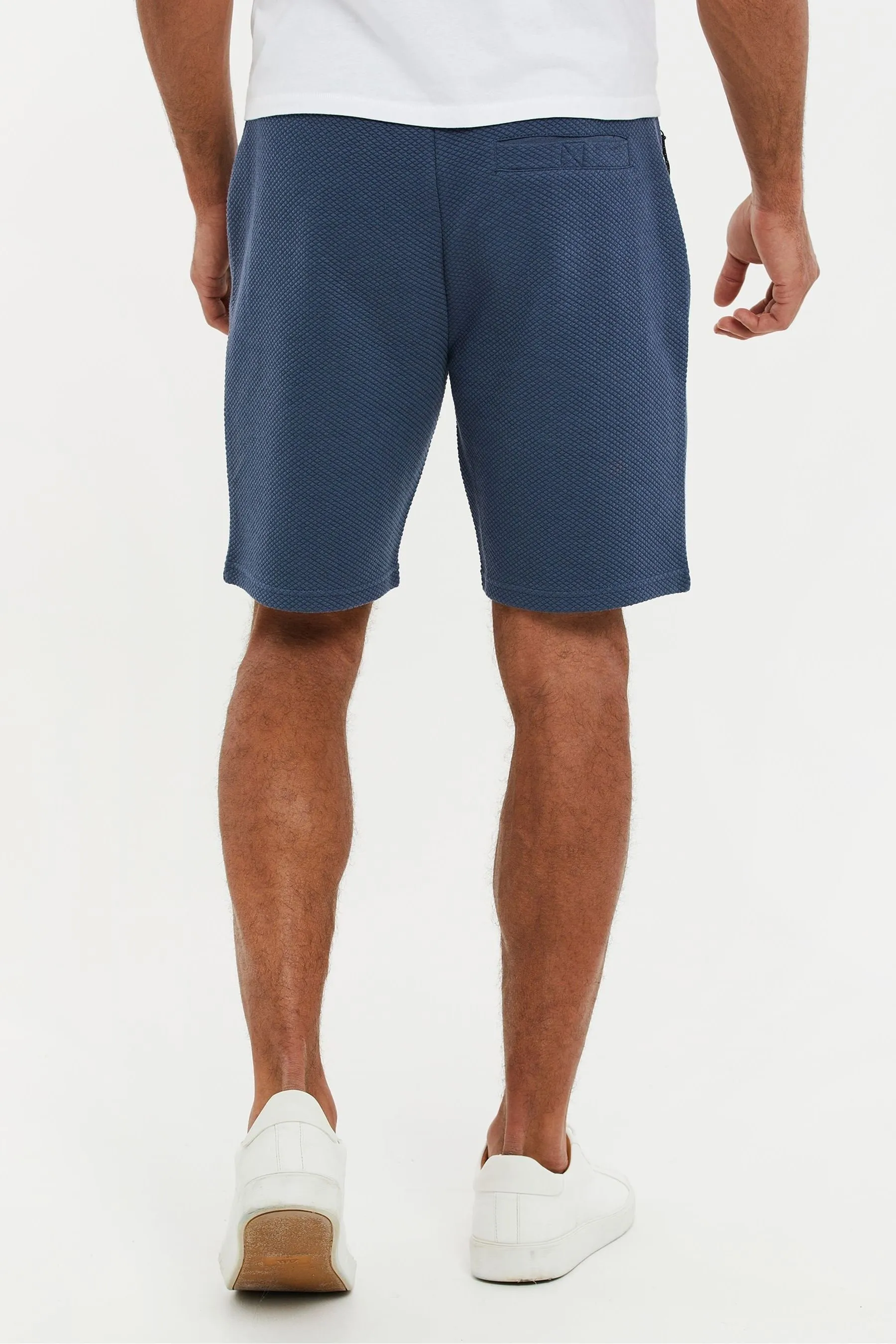 Threadbare - Shorts in felpa testurizzati a nido d'ape