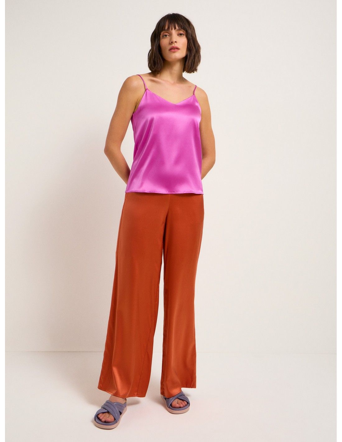 TOP IN SETA SATIN