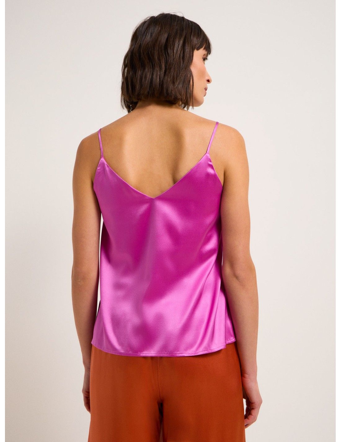 TOP IN SETA SATIN