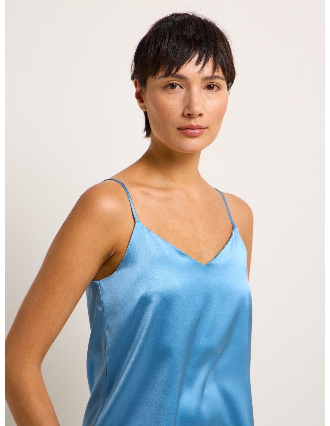 TOP IN SETA SATIN