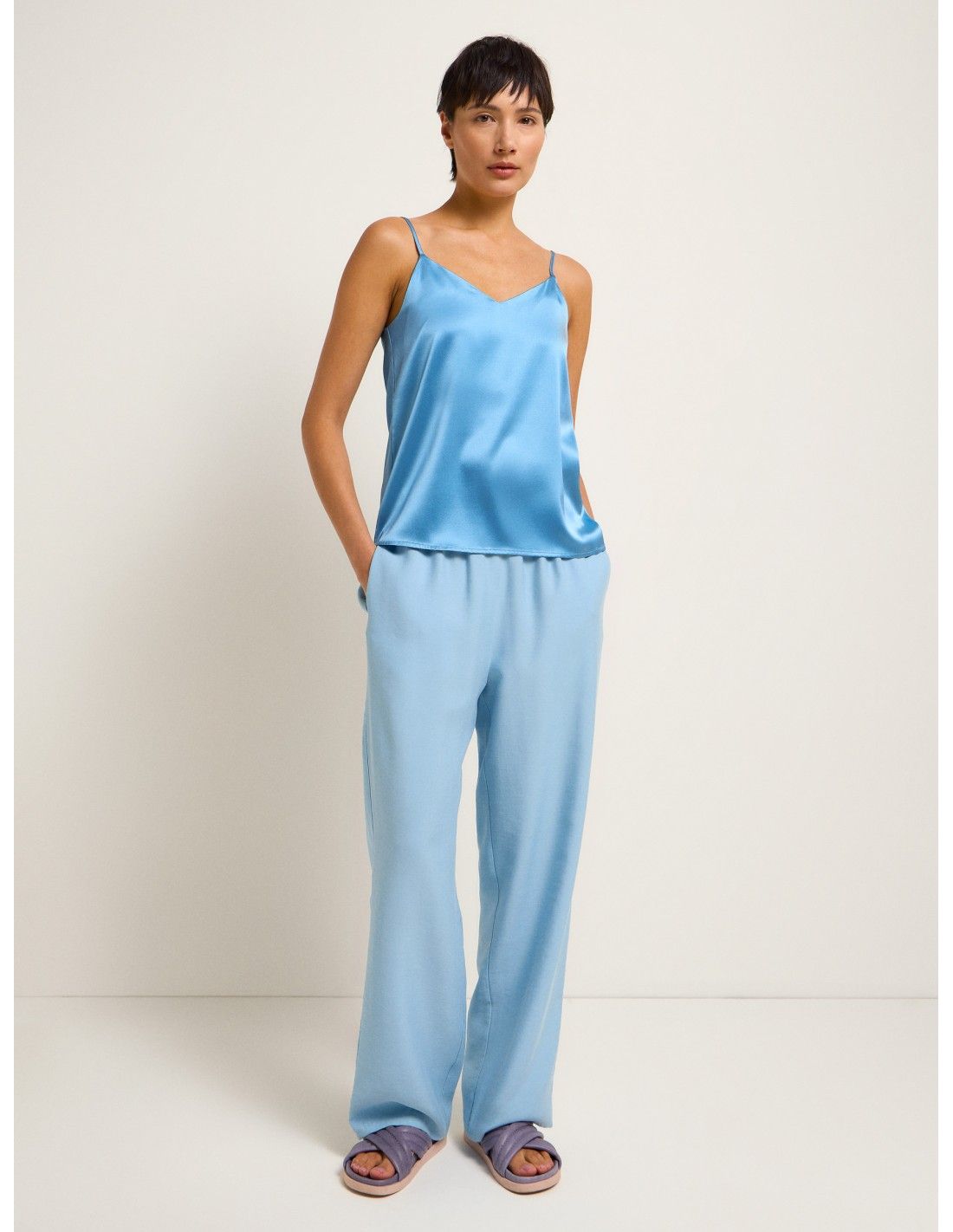 TOP IN SETA SATIN