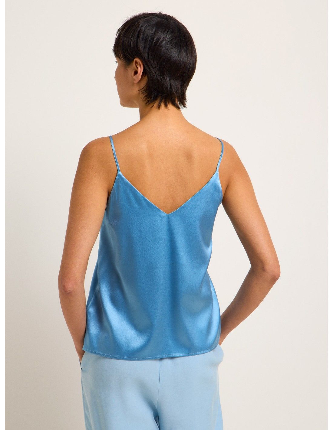 TOP IN SETA SATIN