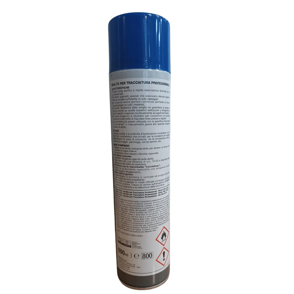 Tracciante Arexons 600ml blu ral 7019 professionale