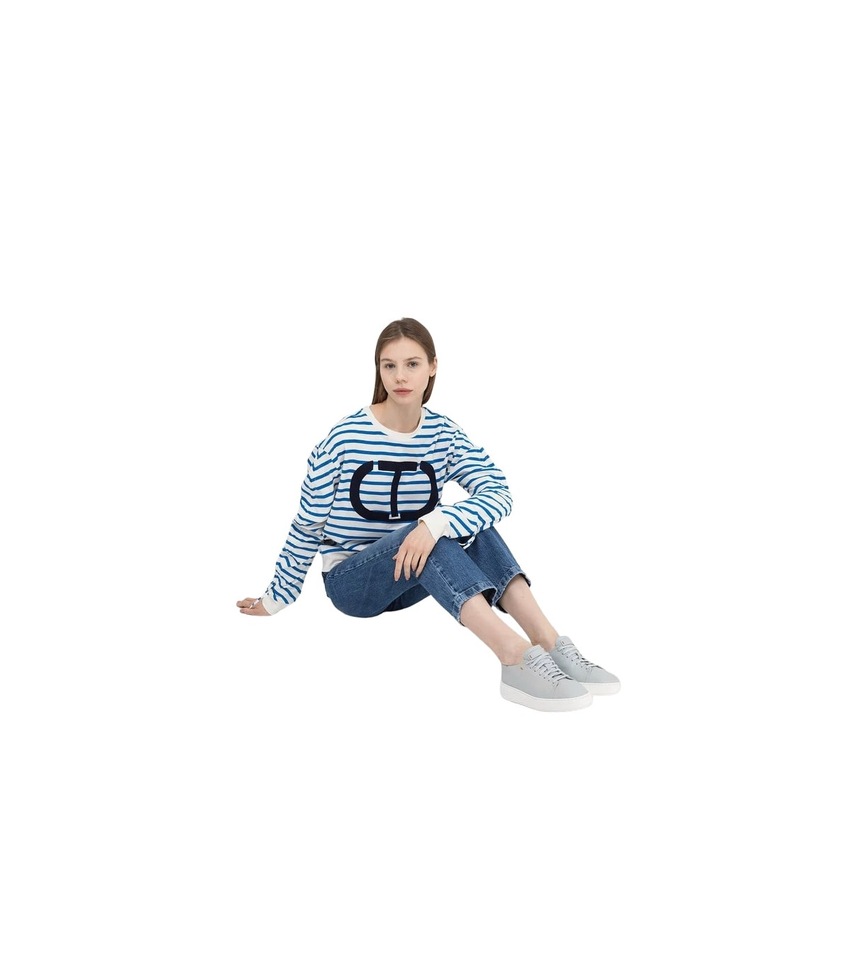 Twinset Donna Felpa A Girocollo