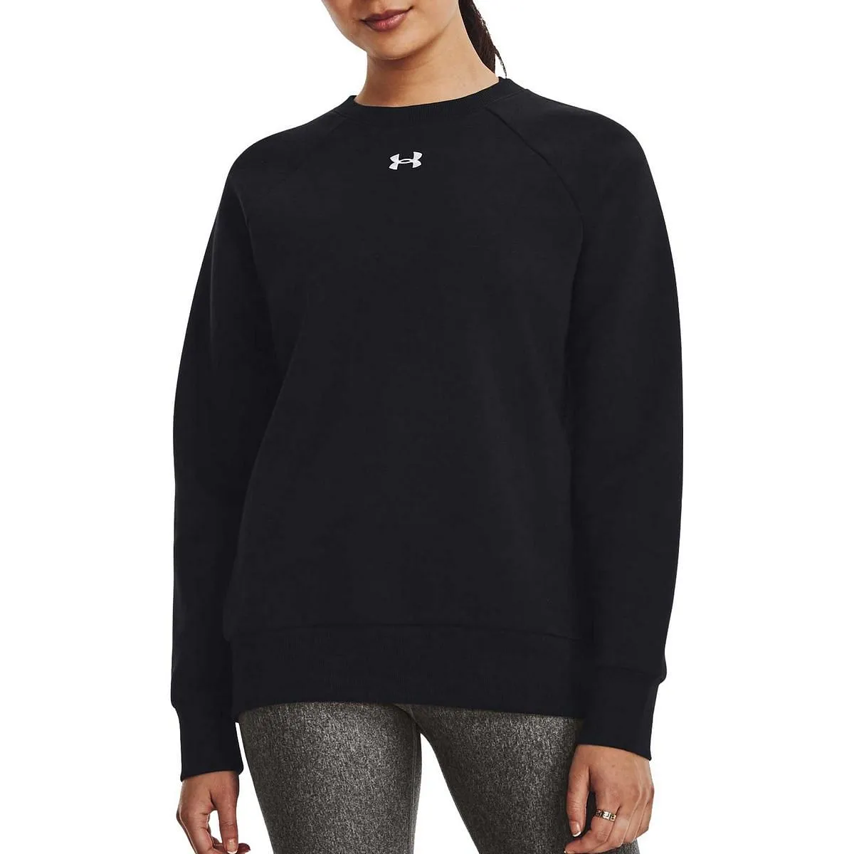      UNDER ARMOUR FELPA GIROCOLLO RIVAL FLEECE DONNA  