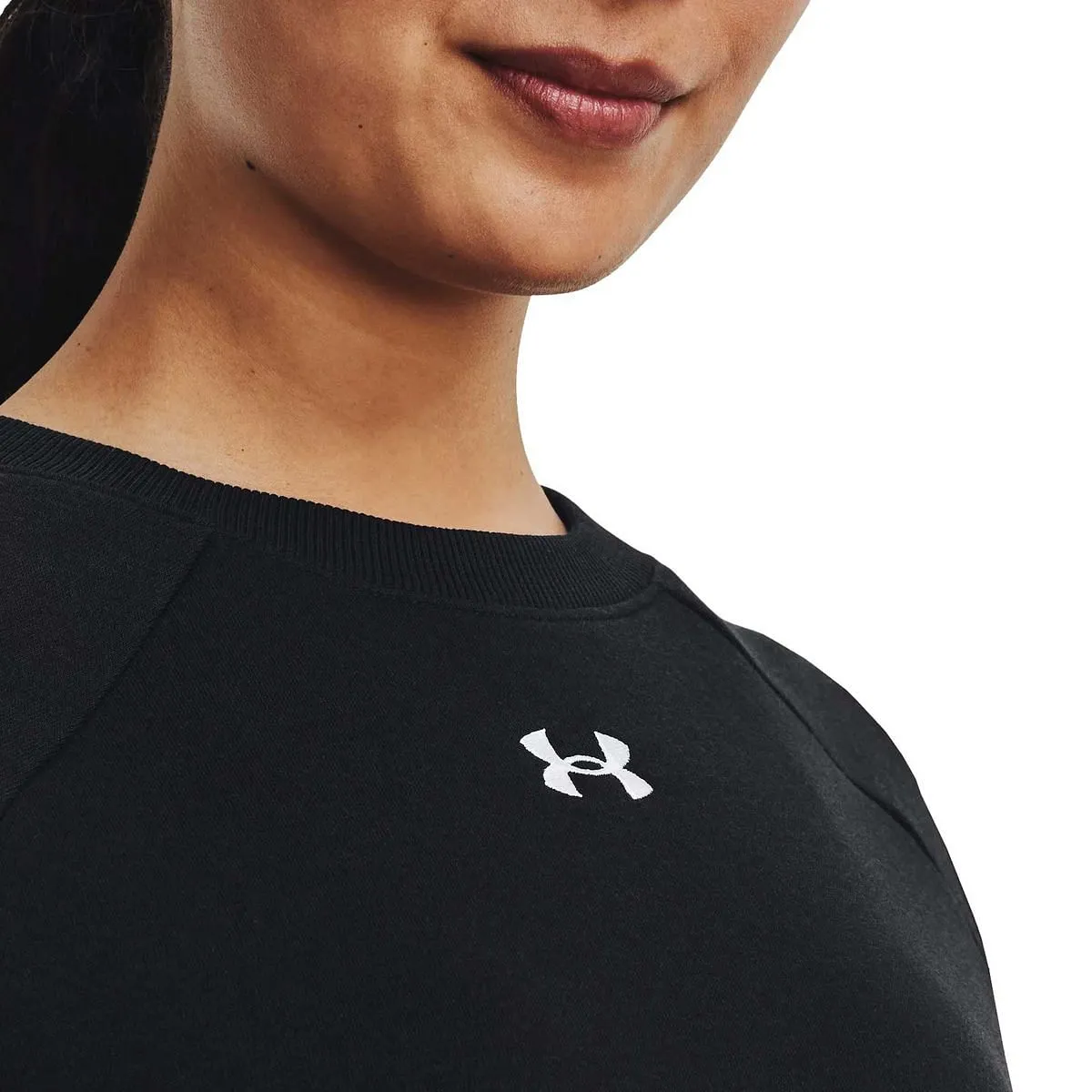      UNDER ARMOUR FELPA GIROCOLLO RIVAL FLEECE DONNA  