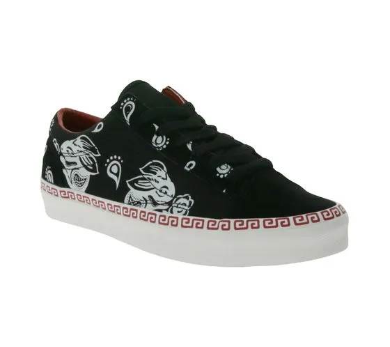 VANS Style 36 sneakers da donna in vera pelle scarpe basse alla moda con stampa conigli VN0A54F6BM81 nero/bianco