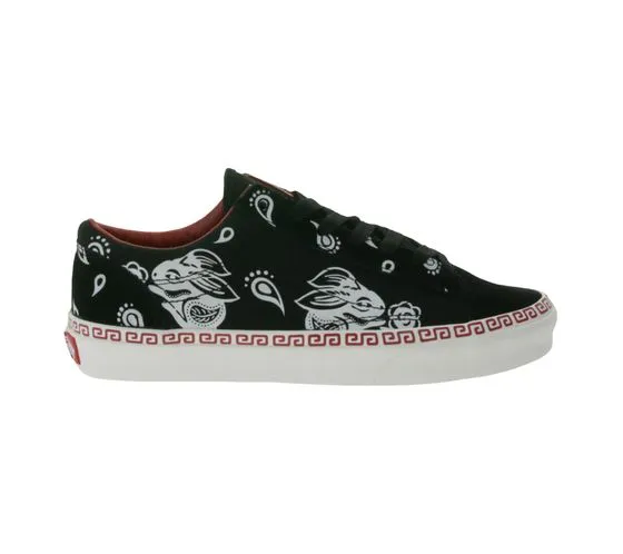 VANS Style 36 sneakers da donna in vera pelle scarpe basse alla moda con stampa conigli VN0A54F6BM81 nero/bianco