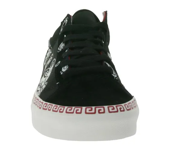 VANS Style 36 sneakers da donna in vera pelle scarpe basse alla moda con stampa conigli VN0A54F6BM81 nero/bianco