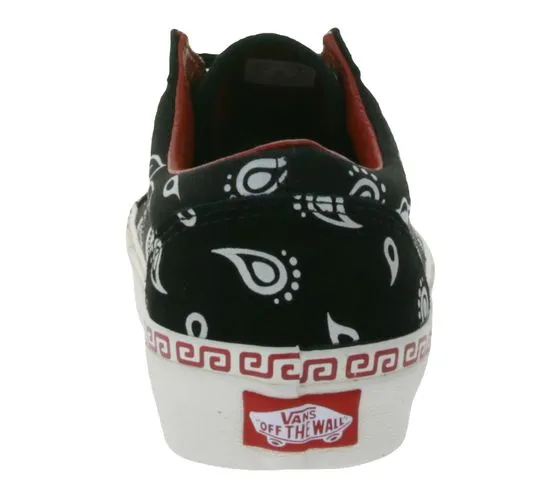 VANS Style 36 sneakers da donna in vera pelle scarpe basse alla moda con stampa conigli VN0A54F6BM81 nero/bianco