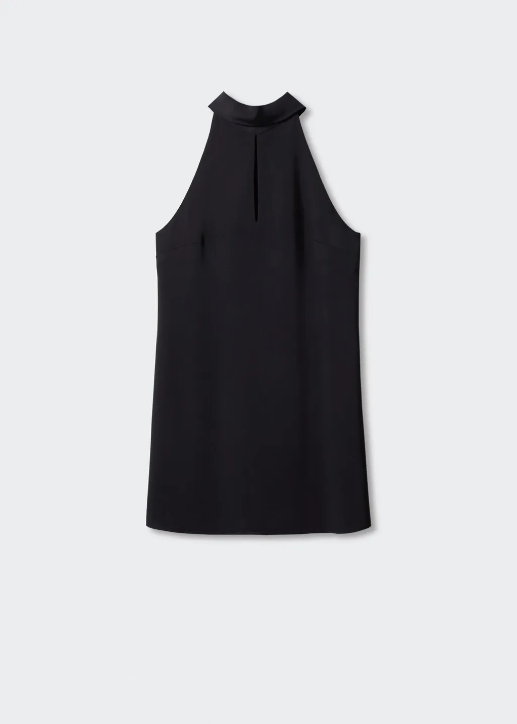 Vestito collo halter fiocco