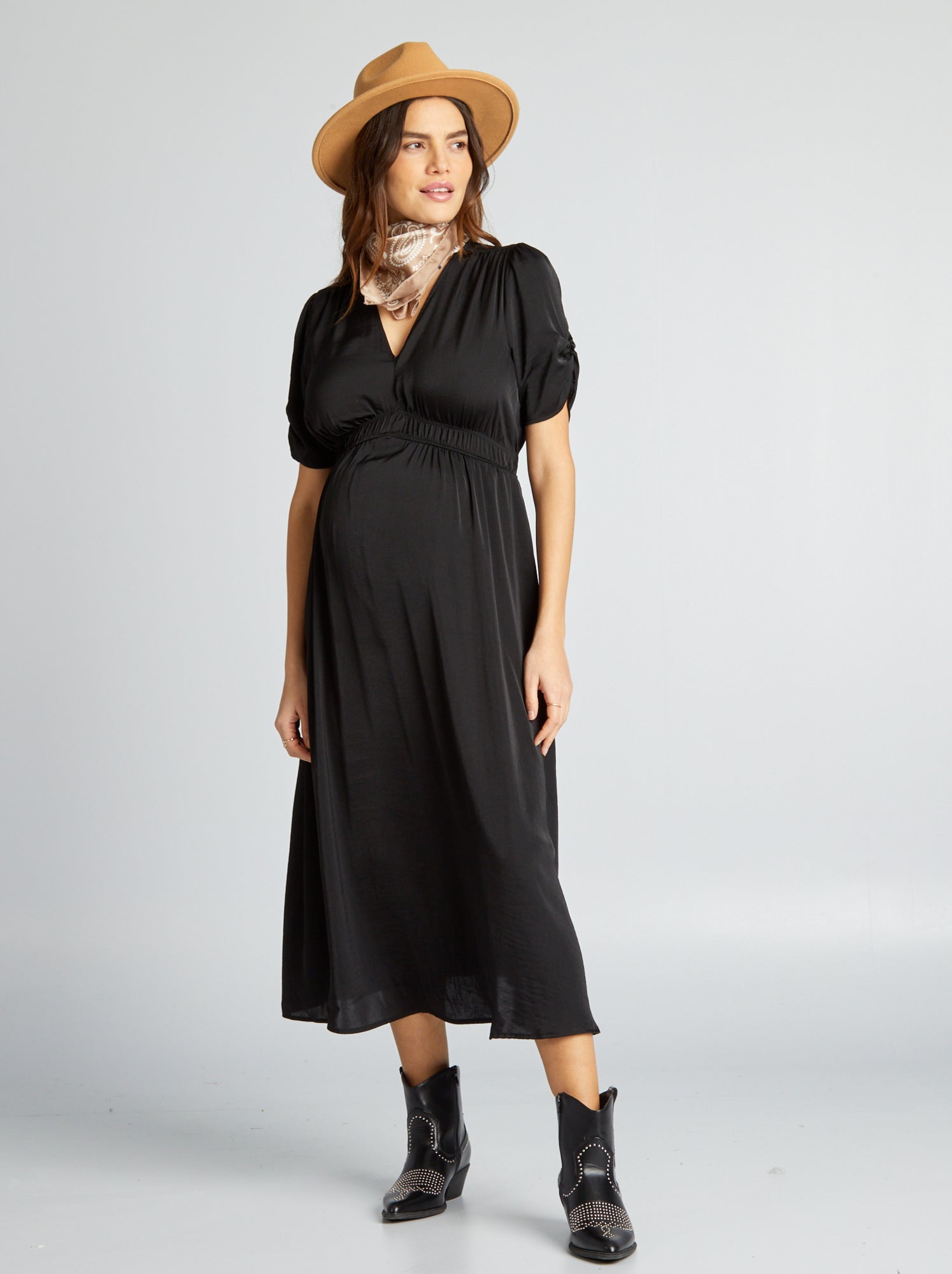 Vestito da cerimonia premaman - nero
