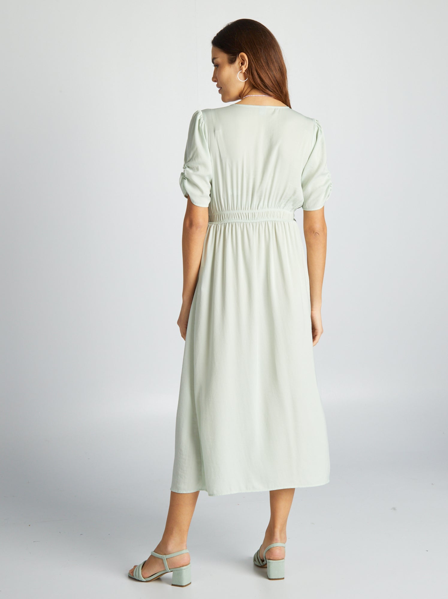Vestito da cerimonia premaman - VERDE