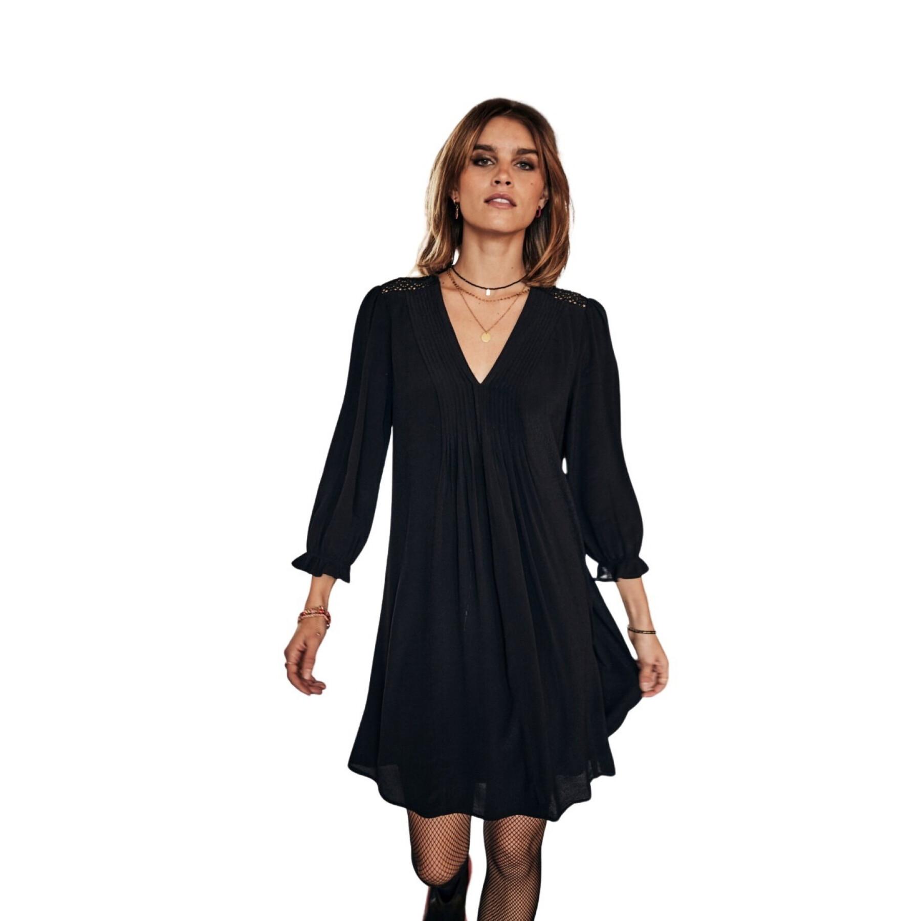 Vestito da donna con maniche Freeman T Porter Juna Plain Color