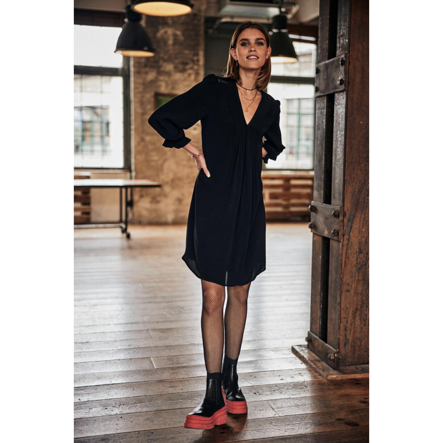 Vestito da donna con maniche Freeman T Porter Juna Plain Color