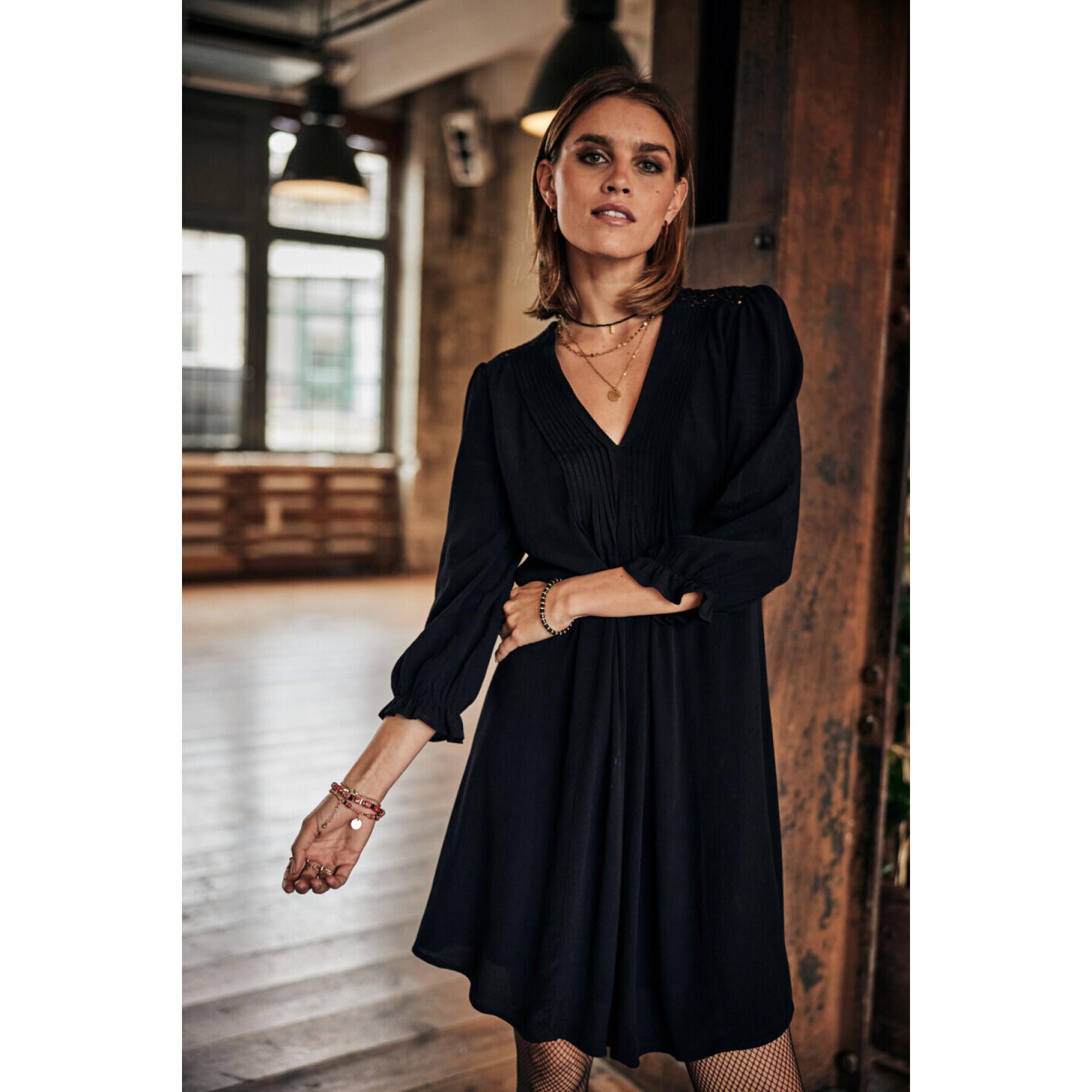 Vestito da donna con maniche Freeman T Porter Juna Plain Color