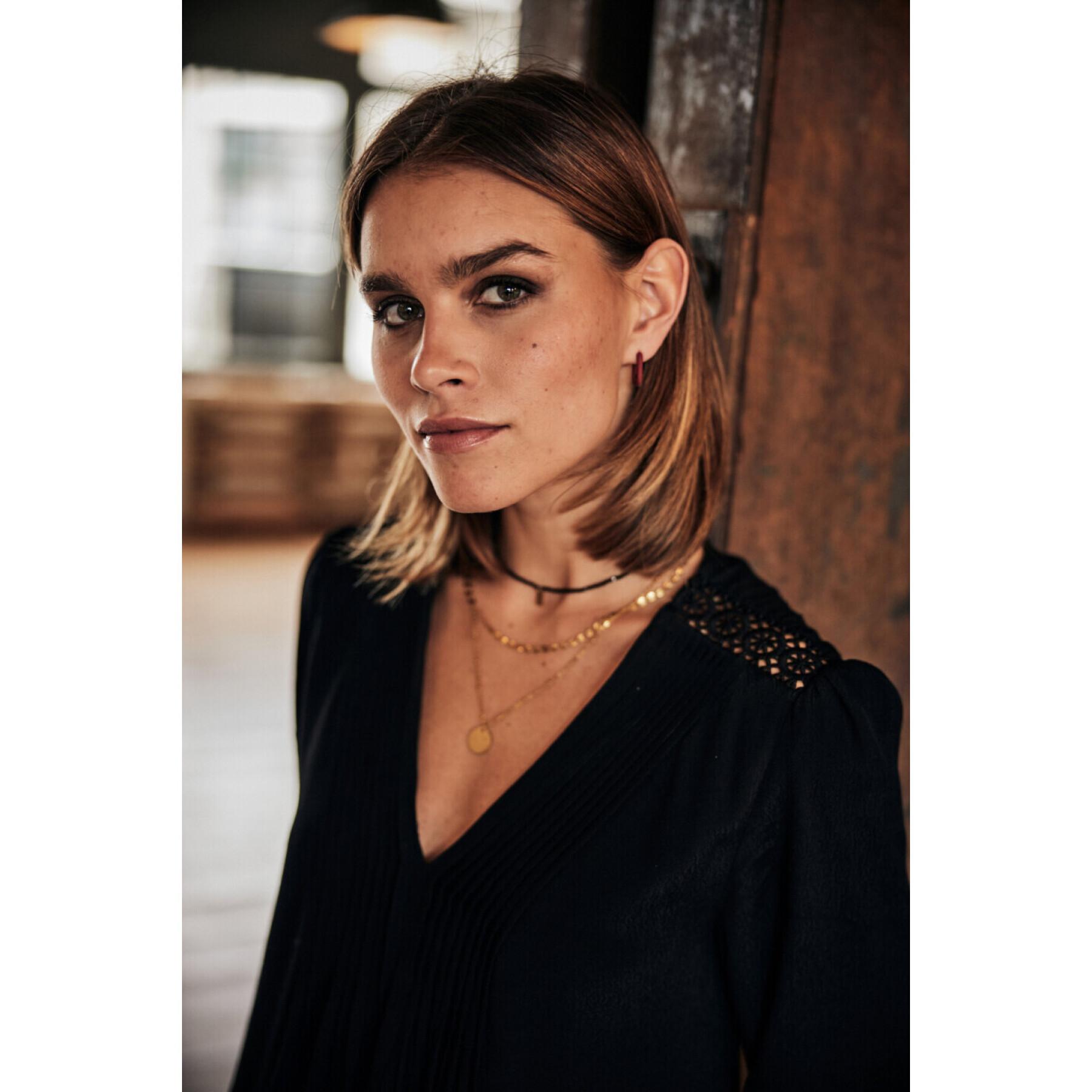 Vestito da donna con maniche Freeman T Porter Juna Plain Color